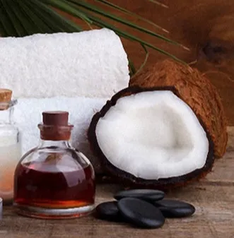Coconut oil massage